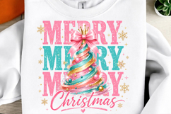 Colorful Merry Christmas Png Product Image 1