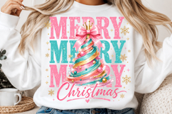 Colorful Merry Christmas Png Product Image 2