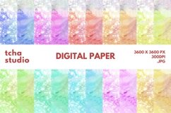 Colorful Mix Watercolor Digital Papers Glitter Background Product Image 1