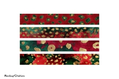 Leopard Keychain Wristlet PNG, Cheetah Pattern Sublimation Product Image 2