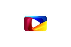 Colorful movies media logo design template Product Image 1