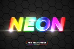 neon light editable text effect Product Image 1