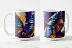 Butterflies Oil Painting Style Sublimation Mug Designs set10 Product Image 3