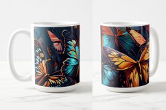 Butterflies Oil Painting Style Sublimation Mug Designs set13 Product Image 3