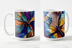 Butterflies Oil Painting Style Sublimation Mug Designs set 9 Product Image 3