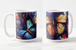 Butterflies Oil Painting Style Sublimation Mug Designs set14 Product Image 3
