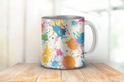 Colorful Paint Splashes Digital Paper Bundle Product Image 2