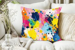 Colorful Paint Splotch Digital Paper Bundle Product Image 3