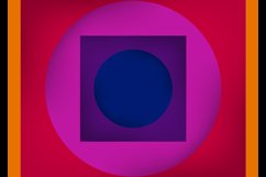 Colorful paper cut background design Product Image 2