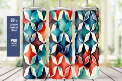 Colorful Pattern Tumbler Wrap for Sublimation T4 Product Image 1