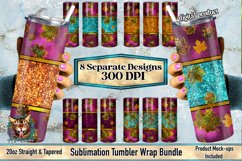 Peekaboo Tumbler Design Bundle, Peekaboo Tumbler Wrap Bundle, fall leaves sublimation, fall sublimation