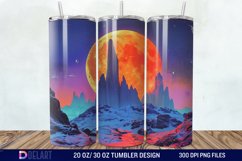 Colorful Planet Tumbler Wrap Product Image 1
