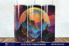 Colorful Planet Tumbler Wrap Product Image 1