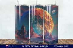 Colorful Planet Tumbler Wrap Product Image 1