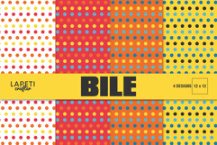 kids scrapbook paper colorful polka dot background