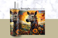 Colorful Psychedelic Animal Tumbler Wrap Product Image 2