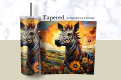 Colorful Psychedelic Animal Tumbler Wrap Product Image 3