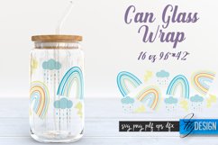 Can Glass Wrap Rainbow SVG | Rainbow SVG Design | Template Product Image 1