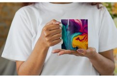 Colorful Alcohol Ink Mug sublimation design Product Image 2