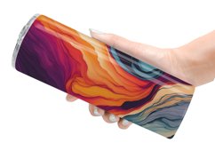 Colorful Alcohol Ink Tumbler Sublimation Wrap Product Image 6