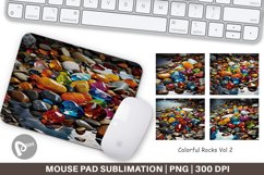 Mouse Pad Colorful Rocks Product Image 1