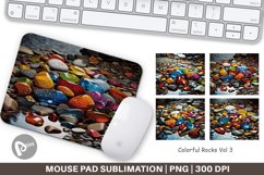 Mouse Pad Colorful Rocks Product Image 1