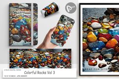 Digital Paper Colorful Rocks Product Image 1