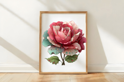 Colorful Rose in Mardi Gras Clipart Product Image 3