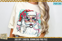 Colorful Santa Blowing Bubble is a professional design that is available at 300dpi PNG to use for Sublimation, iron-on transfer, DTG Printing and normal printing.