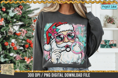 Colorful Santa Blowing Bubble is a professional design that is available at 300dpi PNG to use for Sublimation, iron-on transfer, DTG Printing and normal printing.