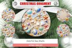 Christmas Ornaments Colorful Seashells Product Image 1