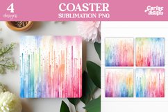 Colorful Square Coaster Sublimation