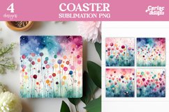 Colorful Square Coaster Sublimation