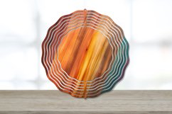 Colorful Stained Wood Coaster Wind Spinner Bundle Product Image 2