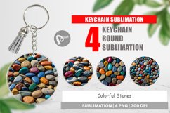 Keychain Colorful Stones Product Image 1