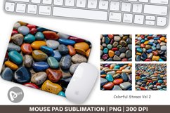 Mouse Pad Colorful Stones Product Image 1