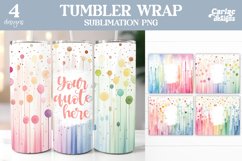 Colorful Tumbler Wrap