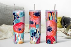 colorful floral patterns, colorful flowers, floral patterns, floral digital papers, tumbler wraps, 