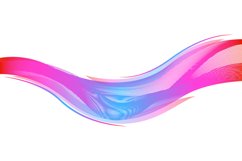 Colorful wave design modern background Product Image 1