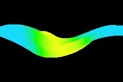 Colorful wave element design background Product Image 2
