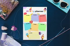 Colorful Weekly Planner, Canva Template Product Image 4