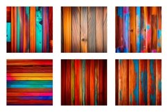 Colorful wood background