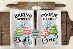 Holiday Kitchen Towel Bundle | 16 Christmas Baking PNG Files Product Image 4