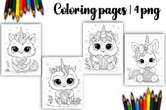 Cute animals Design |Easter Coloring pages Product Image 1