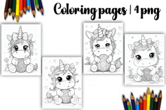 Cute animals Design |Easter Coloring pages Product Image 1