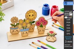 Coloring Montessori Toy Laser Cut Bundle | Kids Laser | CNC Product Image 21