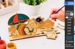 Coloring Montessori Toy Laser Cut Bundle | Kids Laser | CNC Product Image 9