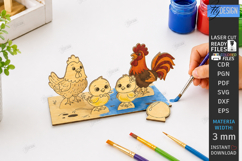 Coloring Montessori Toy Laser Cut Bundle | Kids Laser | CNC Product Image 19