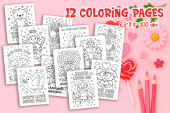 Christian Valentine Coloring Pages Bundle | Kids Bible Product Image 1