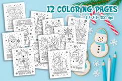 Winter Christian Coloring Pages Bundle Kids Bible Printable Product Image 1